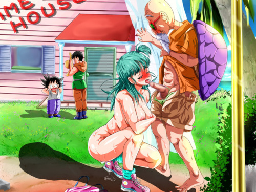 youngjusticer - In your dreams, pervert.Roshi and Bulma, by...