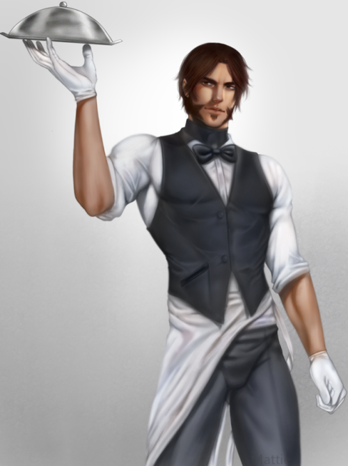 mattie7-7 - Waiter McCree because yes.I saw a drawing on fb that...