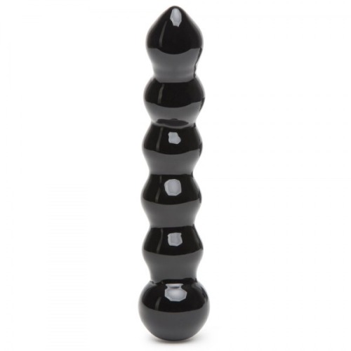 Fifty Shades Freed Its Divine Glass Beaded Dildo Blackrrp...