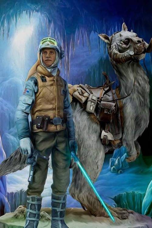 star-wars-forever - Luke on Hoth by Paul Winter