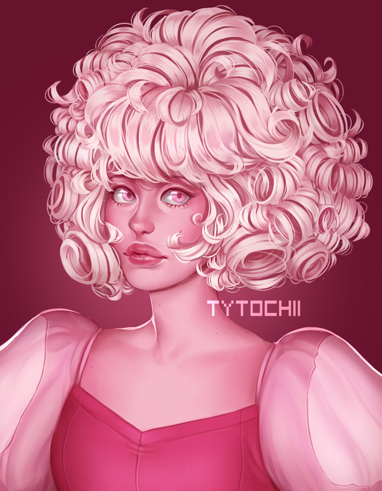 Finished Pink Diamond drawing! Aa I can’t express how much I love her