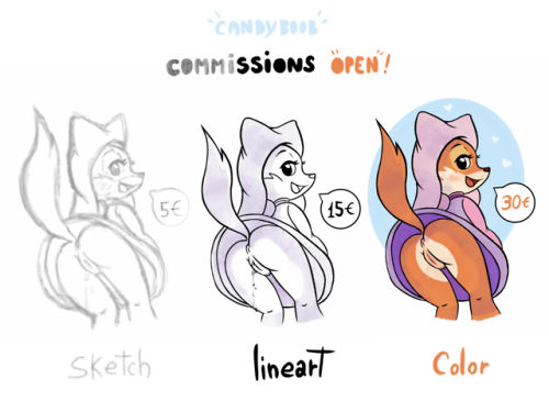 candyboob:Commissions Open !My boyfriend is opening commissions...