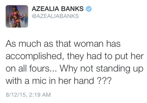 someguyinunderwear - Azealia spitting the truth once more