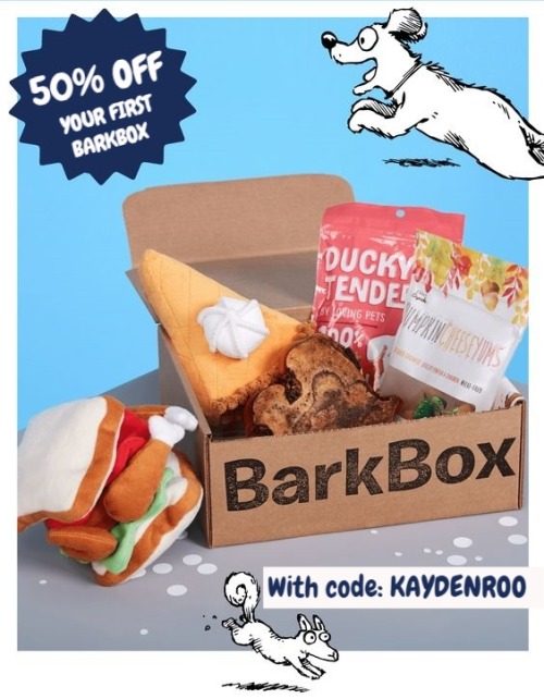 octoberanytime - GET 50% OFF YOUR FIRST BARKBOX WITH OUR CODE...