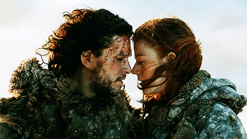 Image result for jon snow and ygritte gif