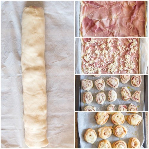 foodffs - Ham and Cheese Pizza Roll UpsReally nice recipes....