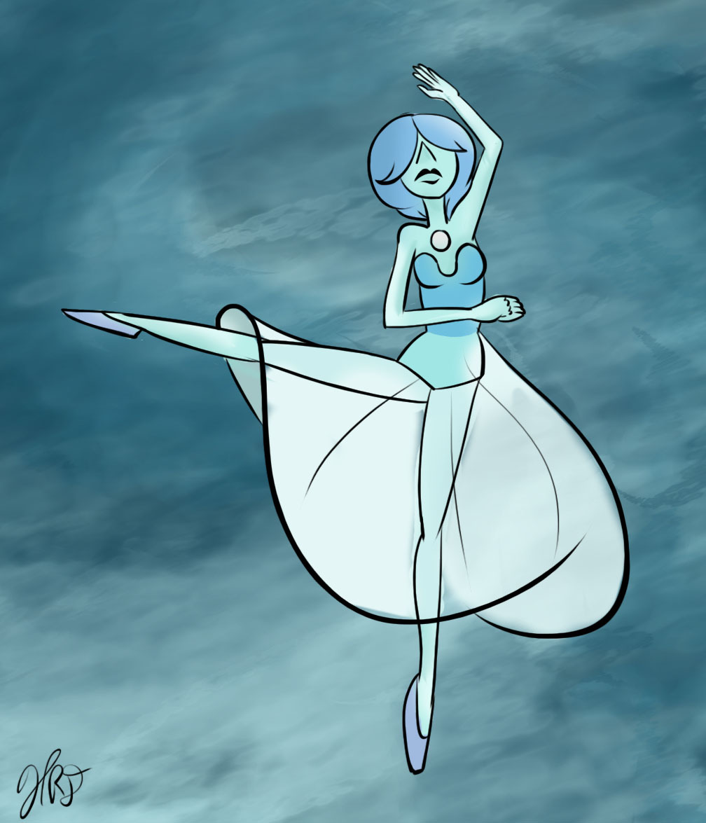 Blue Pearl from Steven Universe