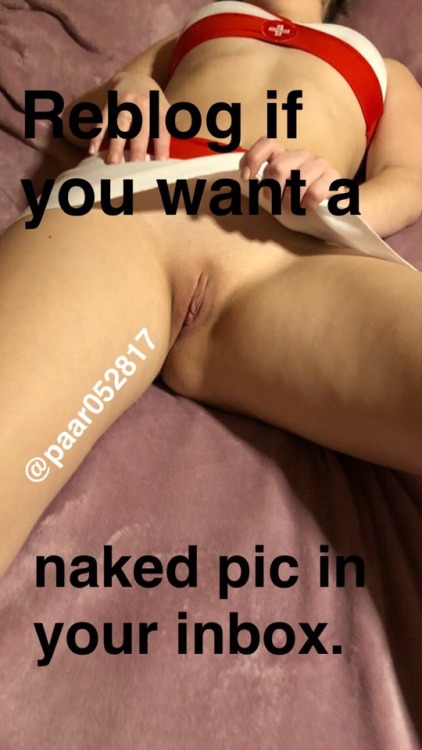 yupitsme87 - paar052817 - Reblog if you want a naked pic in your...