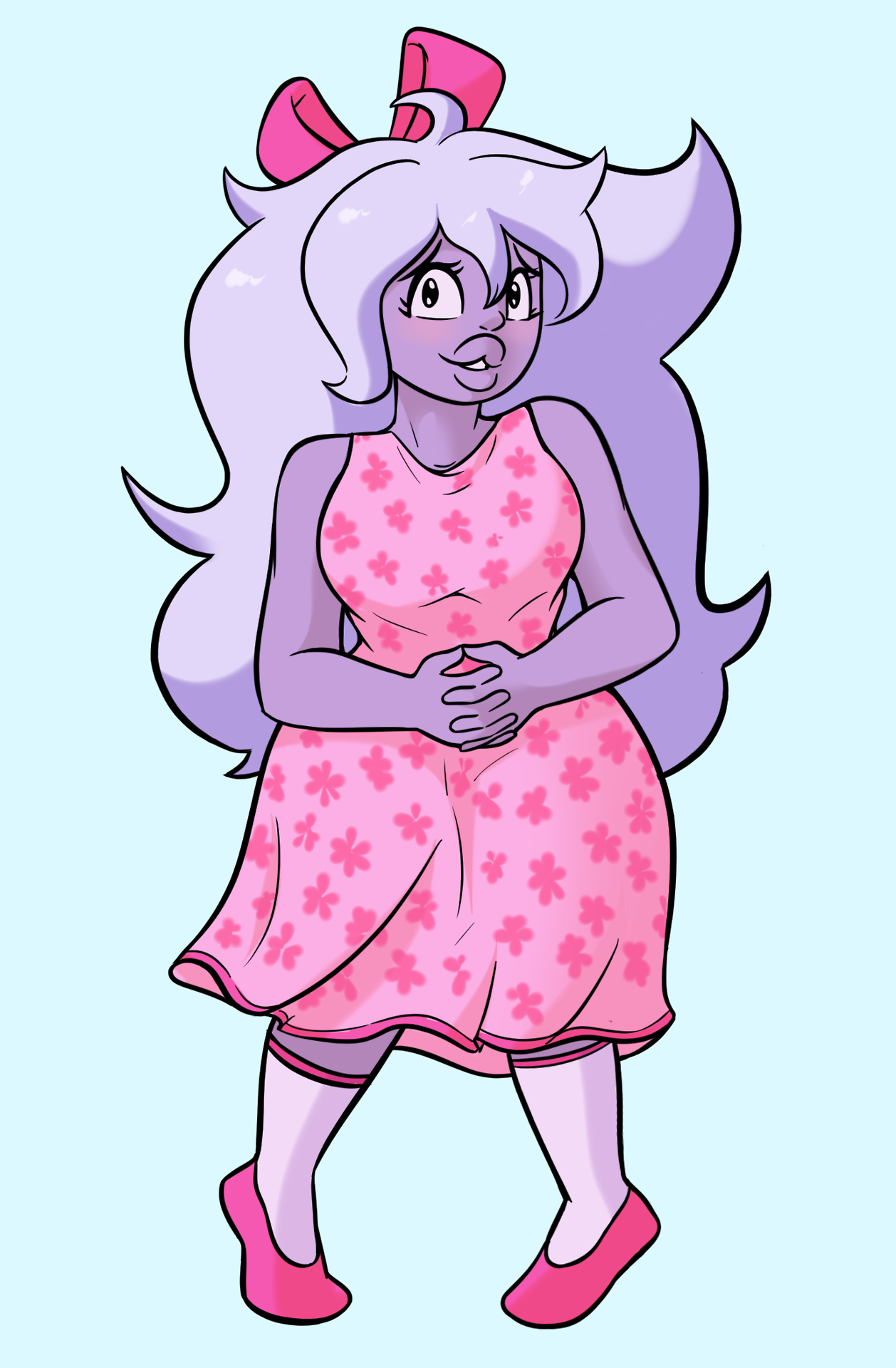 What if Amethyst wore pretty dresses?