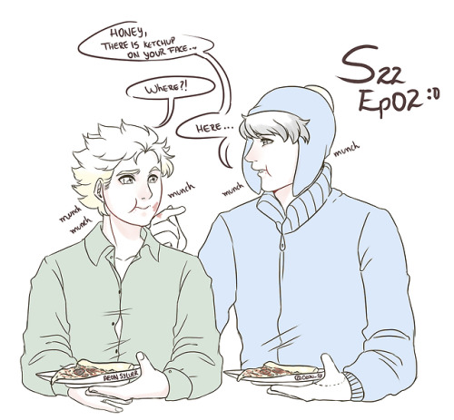 aeonsylver - They were so happy eating pizza at Clyde’s birthday...