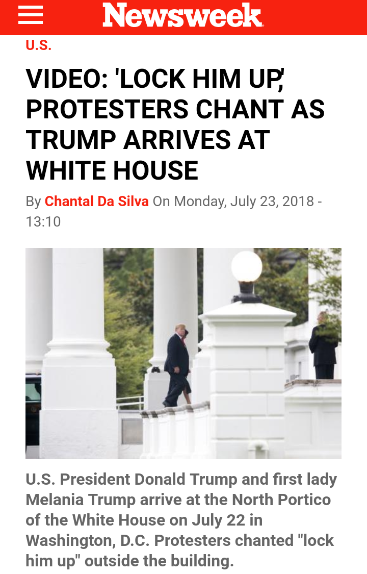 https://www.newsweek.com/video-lock-him-protesters-chant-trump-and-melania-arrive-white-house-1037872