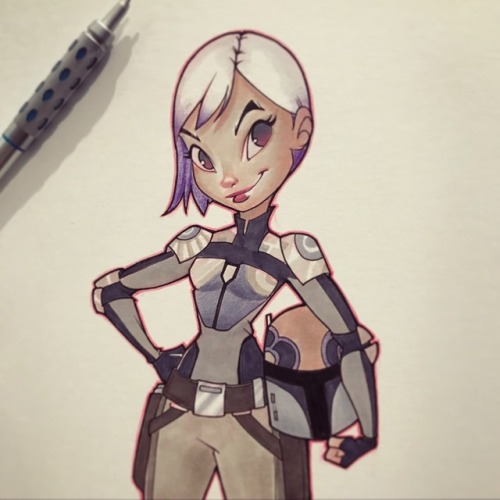 chrissiezullo - Sabine from Rebels commission drawn at ECCC over...