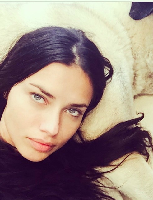 vogue-gal - theyloveadriana - Adriana Lima without makeup in the...