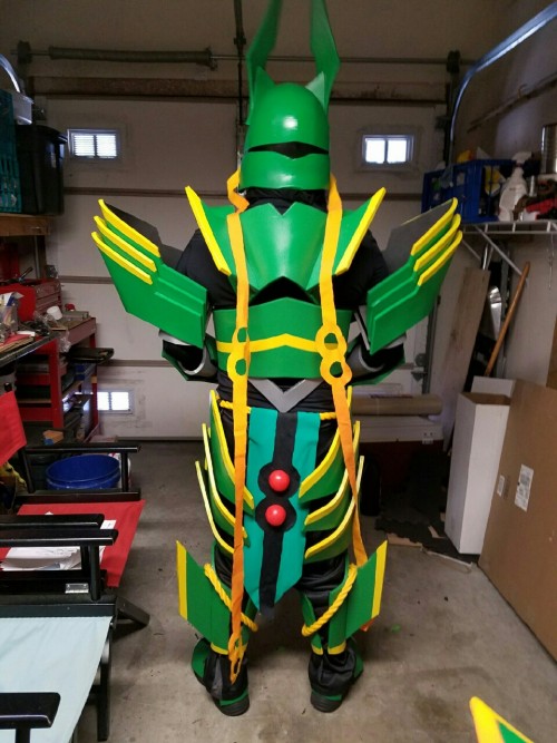 Bonus pose test for the Rayquaza armor. My friends and I used...