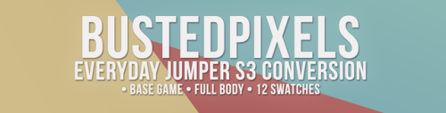 bustedpixels:Everyday Jumper S3 ConversionBase Game...