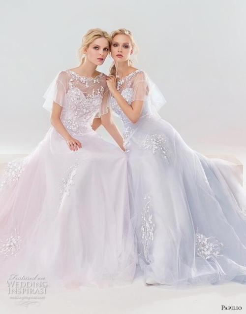 (via Papilio 2019 Wedding Dresses — “White Wind” Bridal...
