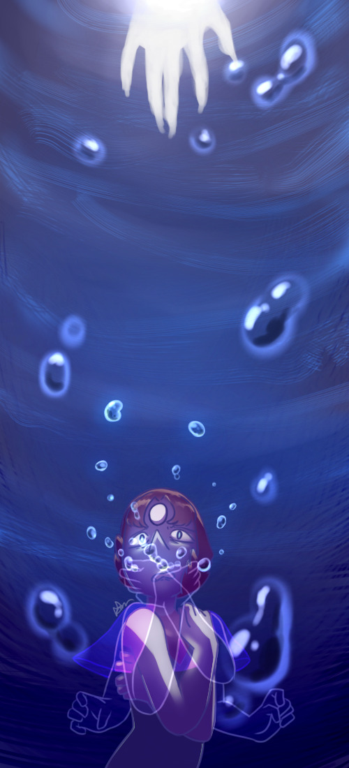 April Drawing Challenge: Underwater. “Haven’t we all felt like we we’re drowning at some point? It’s terrifying, isn’t it?”