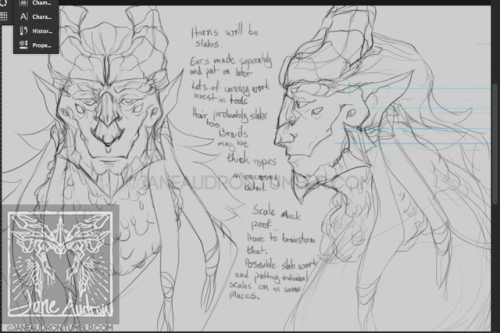 Front and Side profile are done enough for reference reasons for...
