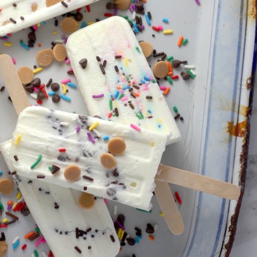 dessertgallery - cake batter popsicles-Your source of sweet...
