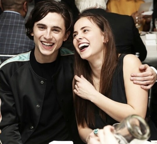 chalamet-chalamet - Beautiful smiles from Timmy and his sister,...