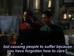 startrekds9 - They could cure that man now, today, if they gave...