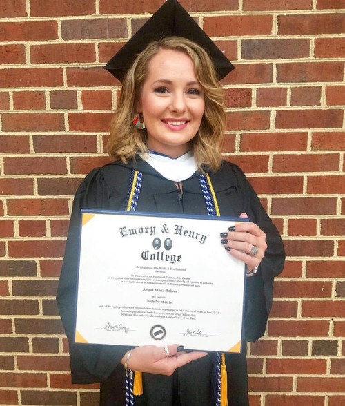 Officially an alumni.‍Wow, what a feeling. Rah rah for Emory...