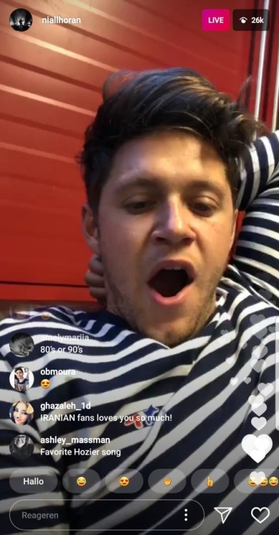 trickortpwk - niall’s insta live on april 25 - a short story