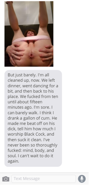 selfexterminatingwhiteboi - Another text story featuring the...