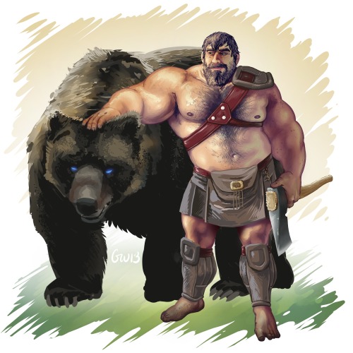 captaingerbear:A character I’m playing in a tabletop RPG using...