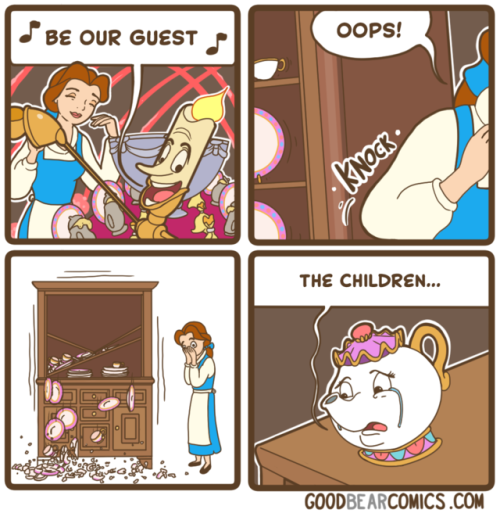 goodbearcomics - “Be our guest, be our guest; they have all been...