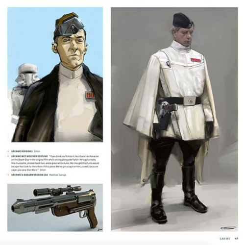 im-solo - Director Orson Krennic in The Art of Rogue One