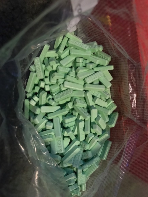 xanax pills green