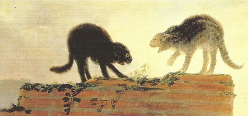 the-master-pieces - Francisco Goya - Cat Fight (1786-1788)