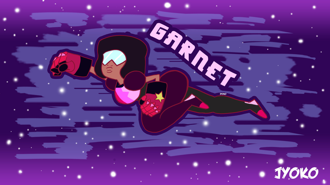 Steven Universe made me SO MAD tonight that I drew a picture of Garnet. OUT OF RAGE! LOOKS LIKE WE WON’T BE SEEING ANYTHING NEW TILL THE SUMMER!! Whelp! FLY GARNET! FLY!