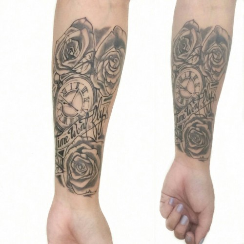 half sleeve tattoo on Tumblr