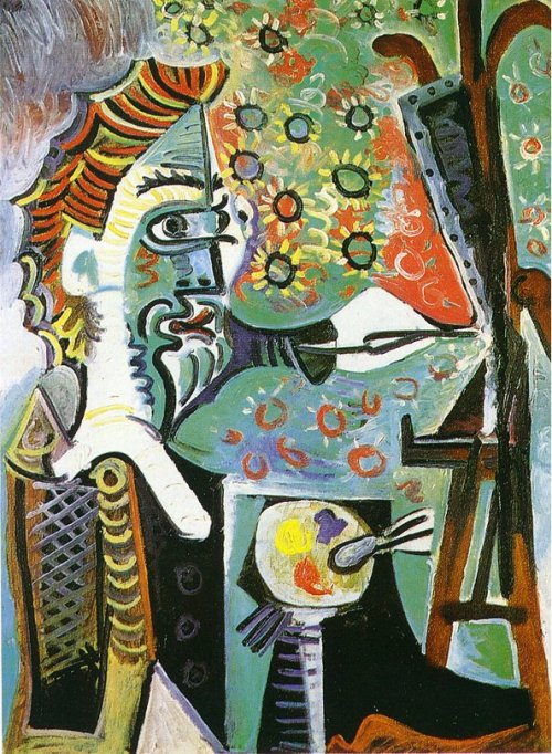 surrealism-love - An artist, 1963, Pablo PicassoSize - 100x73...