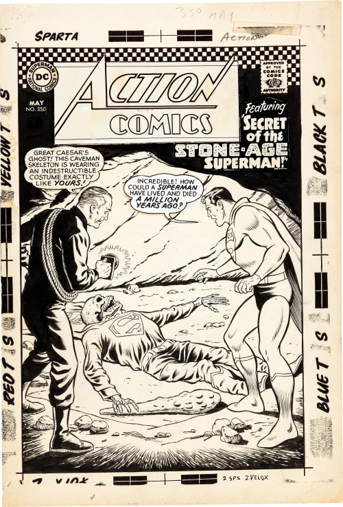 travisellisor - the cover to Action Comics (1938) #350 by Curt...