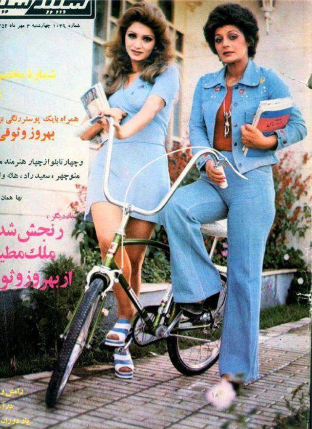 Когда ещё не было хиджабов... Иранская, реклама, годахА, сейчас