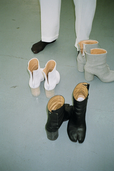 nekemisvan:Margiela tabi boots photographed by Sanna Helena...