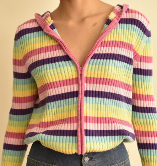dirtshrines - vintage rainbow sweaters at shpsuki