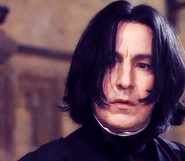 It's good, stays calm and is not nervous - Severus Rogue Tumblr_o7x1inbueS1sfmnojo1_400