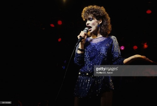 c. 1984 - Sheena Easton performing live; photos credited to...