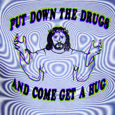 Image result for make gifs motion images of jesus christ on massive drugs