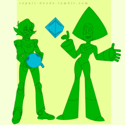 This is a gift for @clods_with_clogs on Instragram!! They wanted Pidge and Peridot together. I include 2 versions: combat and casual, limb enhancers and no limb enhancers.
Dont follow me expecting for...
