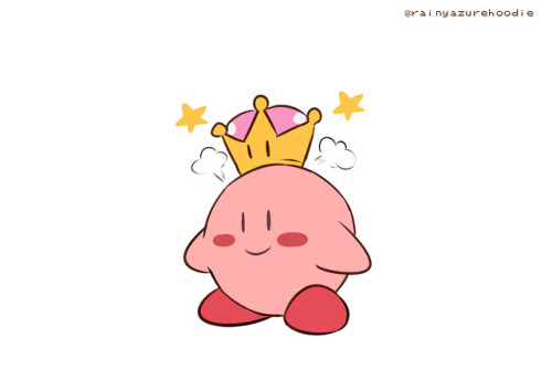 presidentialpostings - rainyazurehoodie - Thus Super Crown Kirby...