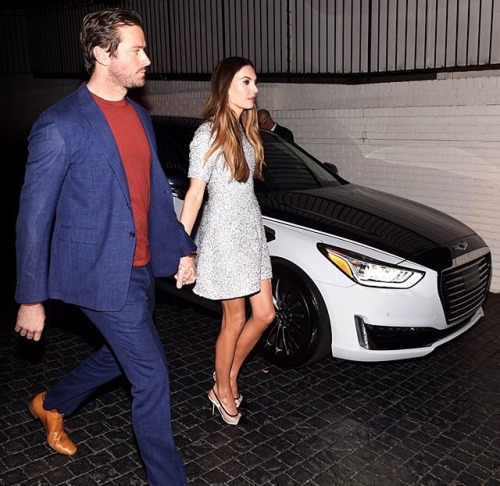 thelovelybonesb:A grand entrance. So chic! Armie &...