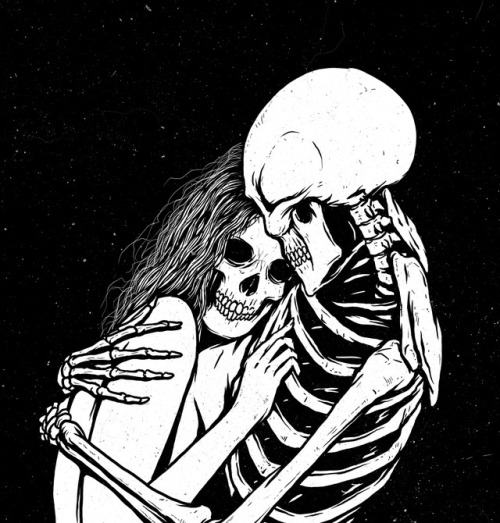 Skeleton And Girl
