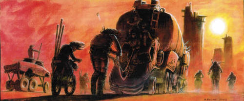 fanta-z - Mad Max - Fury Road concept art by Peter Pound