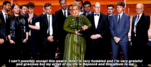 adeles - Adele’s acceptance speech after winning Album of the...