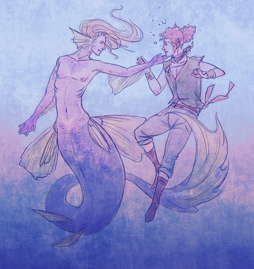 templeait - Ah yes, the mermay - 3 Aka the Pirate AU waiting to...